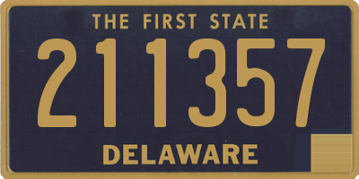 DE license plate 211357