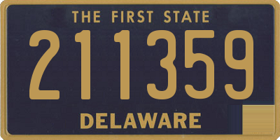 DE license plate 211359