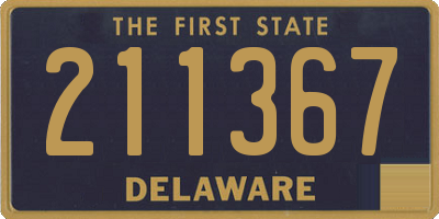 DE license plate 211367