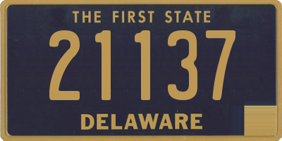 DE license plate 21137