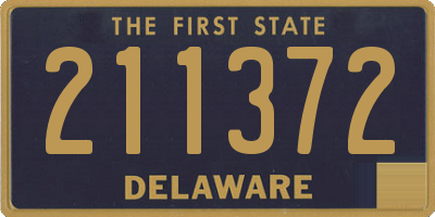 DE license plate 211372