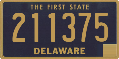 DE license plate 211375