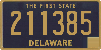 DE license plate 211385