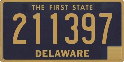 DE license plate 211397