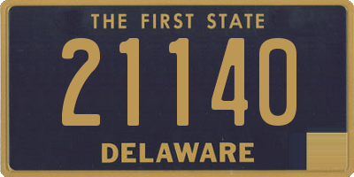 DE license plate 21140