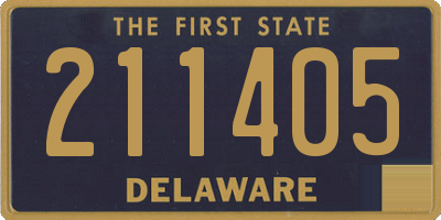 DE license plate 211405