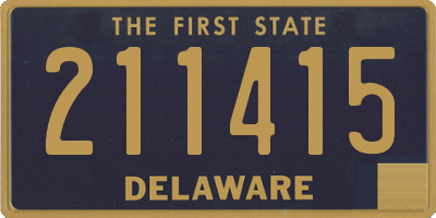 DE license plate 211415