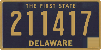 DE license plate 211417