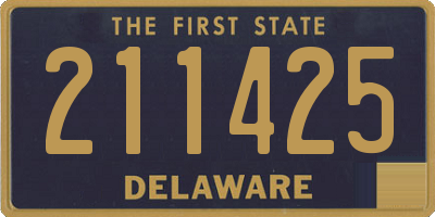 DE license plate 211425