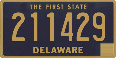 DE license plate 211429