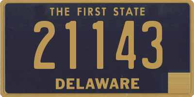 DE license plate 21143