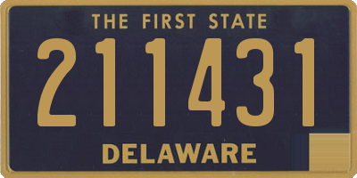 DE license plate 211431