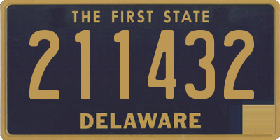 DE license plate 211432