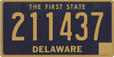 DE license plate 211437