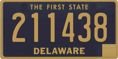 DE license plate 211438