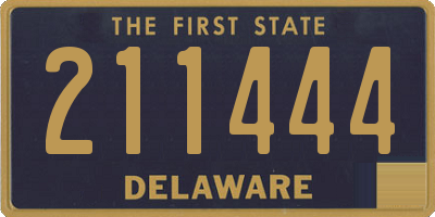 DE license plate 211444