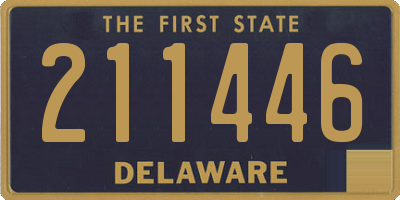 DE license plate 211446