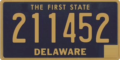 DE license plate 211452