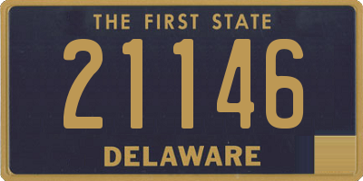 DE license plate 21146