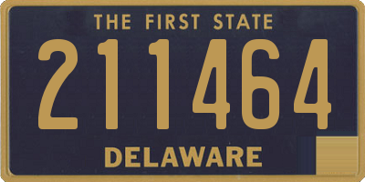 DE license plate 211464
