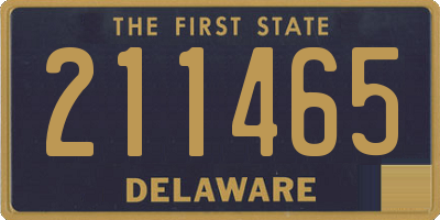 DE license plate 211465