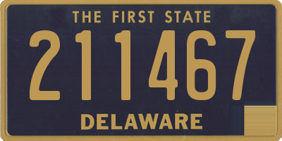 DE license plate 211467