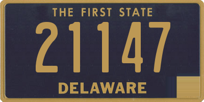 DE license plate 21147