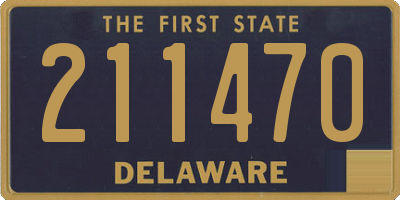 DE license plate 211470