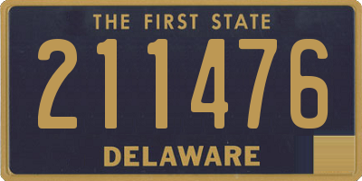 DE license plate 211476