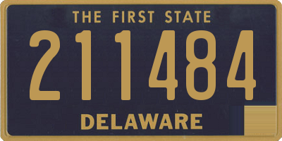 DE license plate 211484