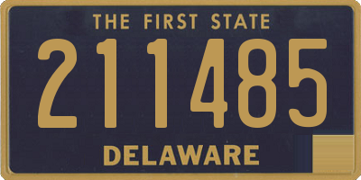 DE license plate 211485