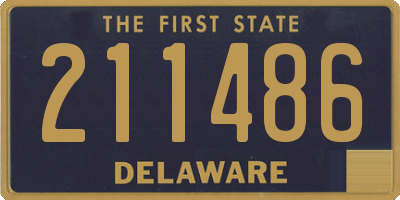 DE license plate 211486