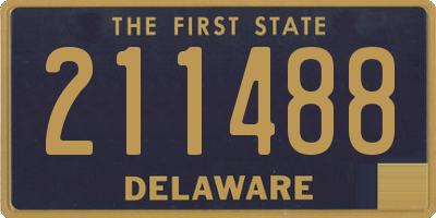 DE license plate 211488