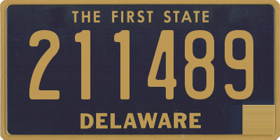 DE license plate 211489