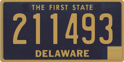 DE license plate 211493