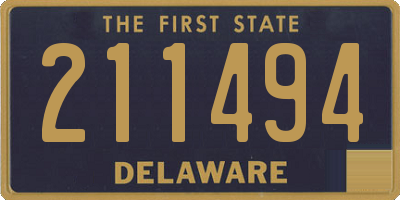 DE license plate 211494