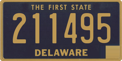 DE license plate 211495