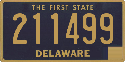 DE license plate 211499