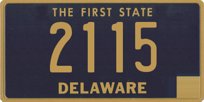 DE license plate 2115