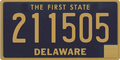 DE license plate 211505