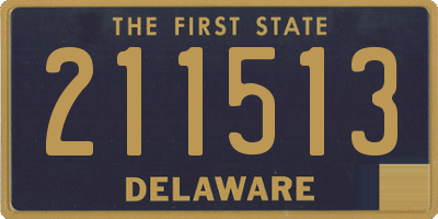 DE license plate 211513