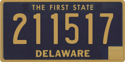 DE license plate 211517