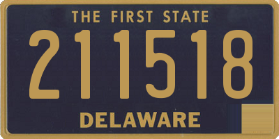 DE license plate 211518