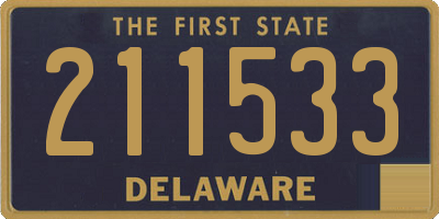 DE license plate 211533