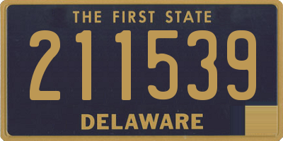 DE license plate 211539