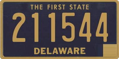 DE license plate 211544