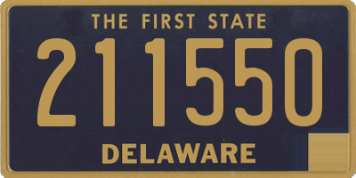 DE license plate 211550