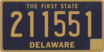 DE license plate 211551