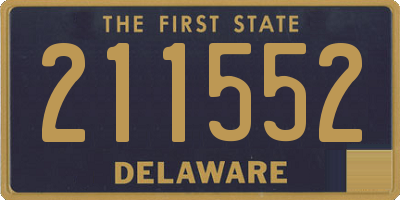 DE license plate 211552