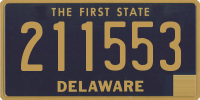 DE license plate 211553